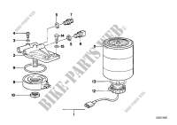 Fuel strainer with heating Fuel Preparation System 3 Series bmw-cars 1988 324td 3018